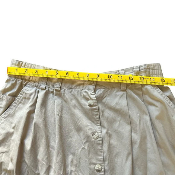 White Stag Vintage Button Down Maxi Skirt Khaki Size 14 - Picture 7 of 7